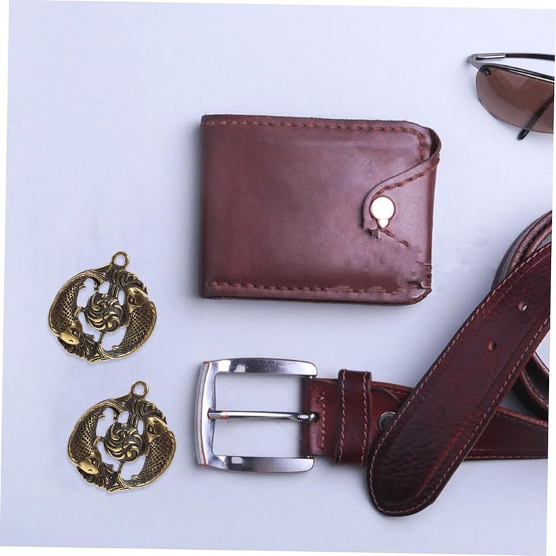 Brass Buckle 2pcs Creative DIY Decorative Belt Accessories For Bags Personalization - Image 2